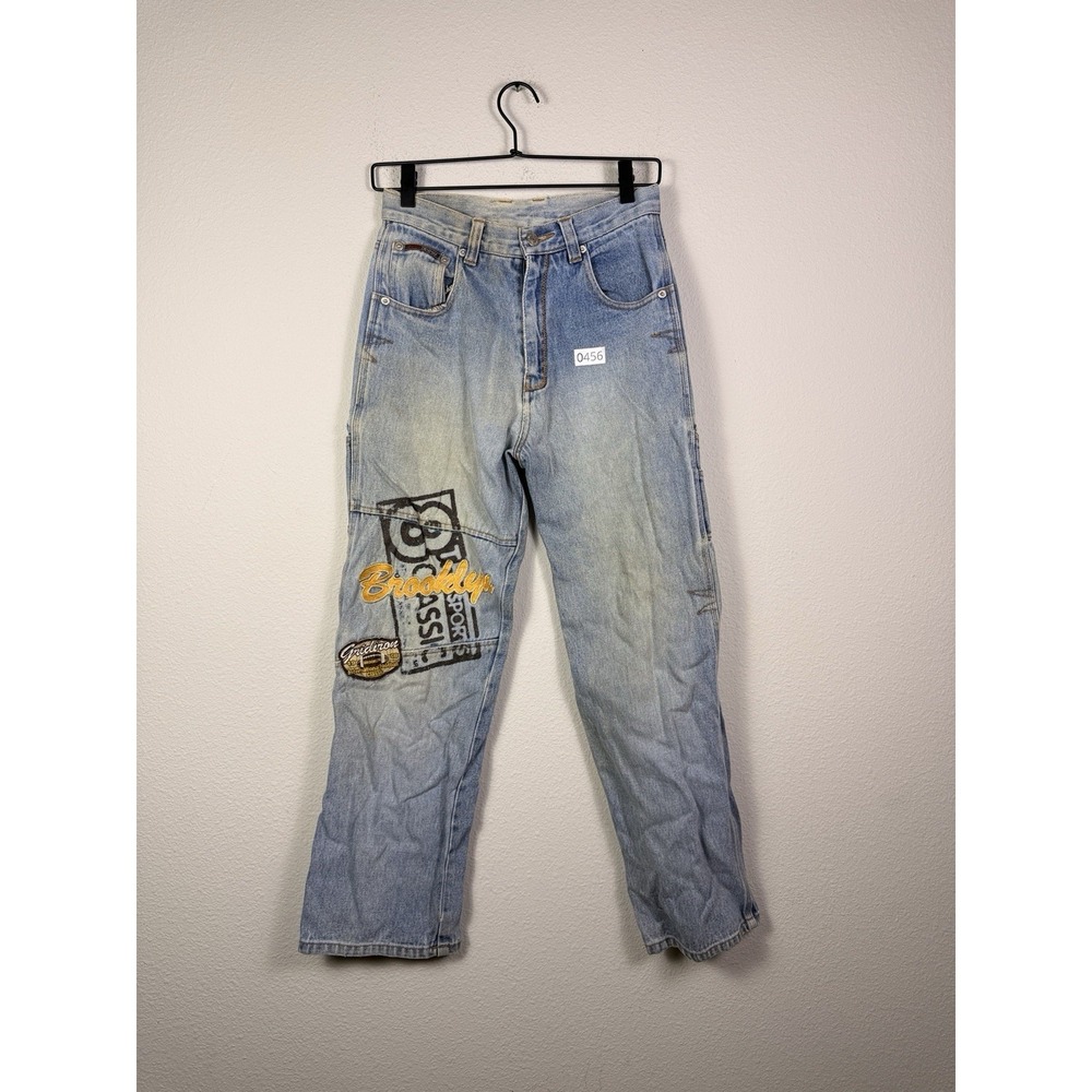 Y2K Vintage Brooklyn Carpenter Baggy Skater Grunge Sz 28